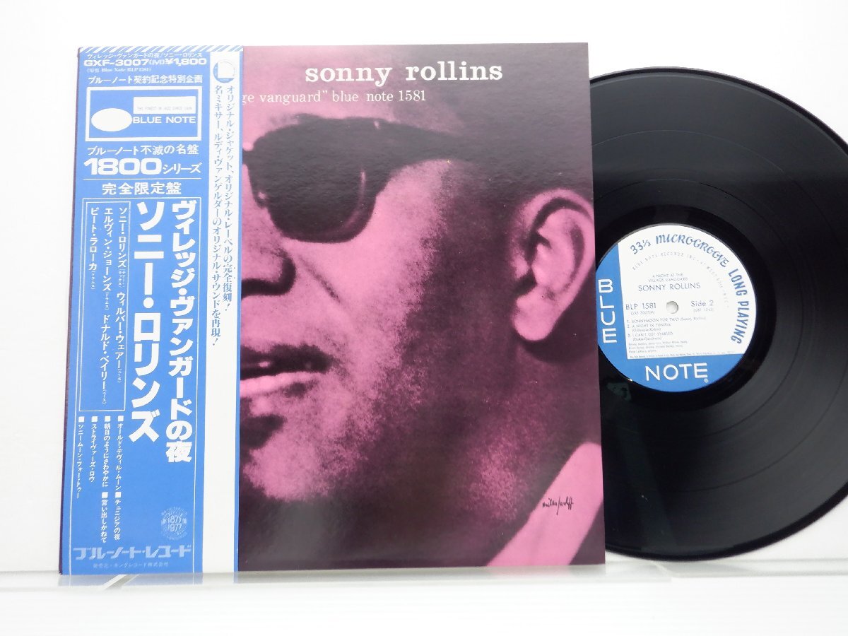 Sonny Rollins(ソニー・ロリンズ)「A Night At The Village Vanguard」LP（12インチ）/Blue Note(GXF-3007/BLP-1581)/ジャズ_画像1