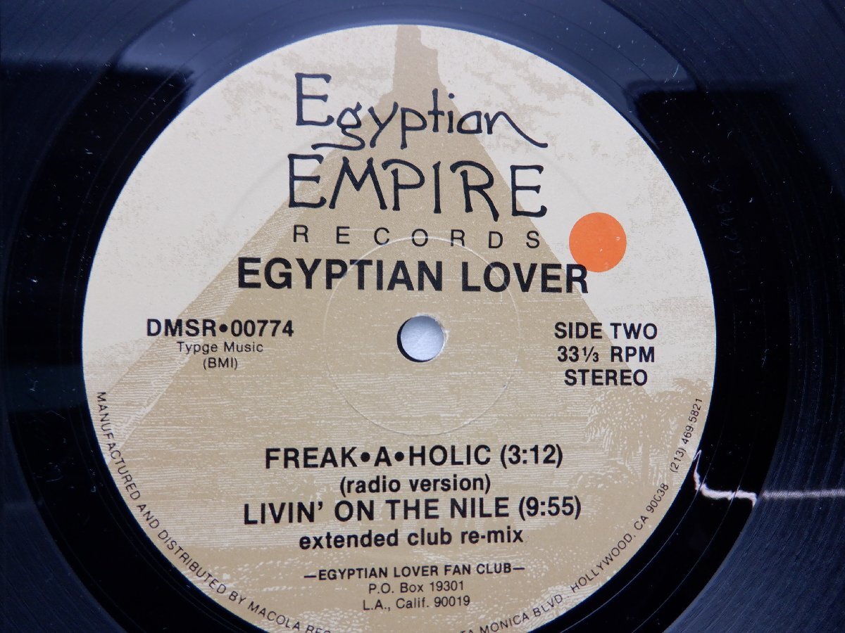 The Egyptian Lover「Freak-A-Holic (Re-mix)」LP（12インチ）/Egyptian Empire Records(DMSR 00774)/クラブ/ダンスの画像2