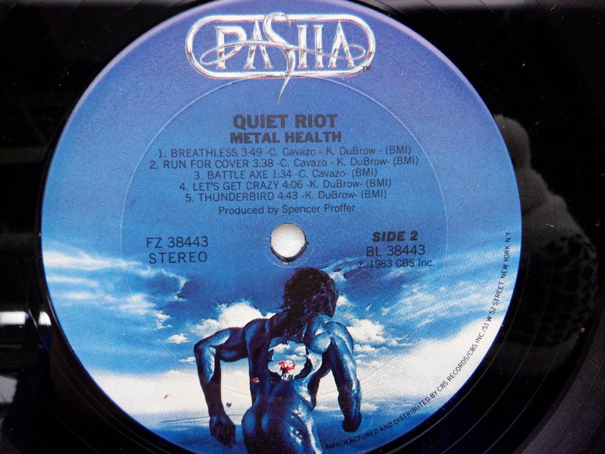 Quiet Riot「Metal Health」LP（12インチ）/Pasha(FZ 38443)/洋楽ロックの画像2