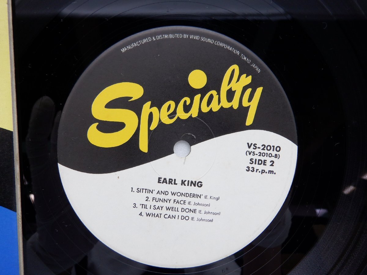 Earl King「Earl King」LP（12インチ）/Specialty(VS-2010)/ブルースの画像2