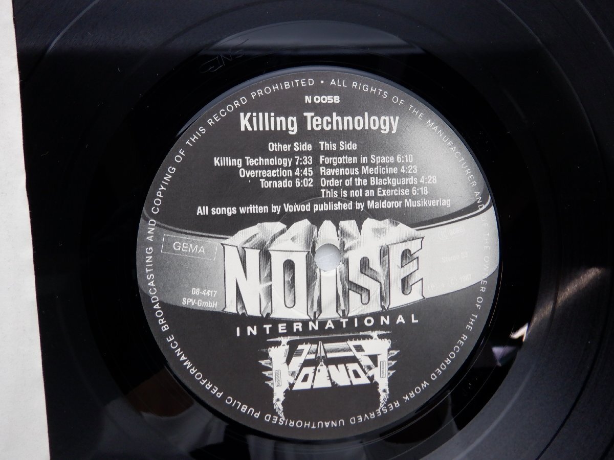 Voivod「Killing Technology」LP（12インチ）/Noise International(N 0058)/洋楽ロック_画像2