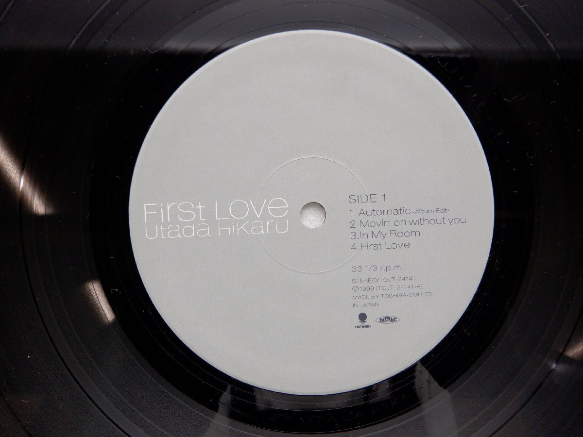 宇多田ヒカル「First Love(ファースト・ラブ)」LP（12インチ）/Eastworld Records(TOJT-24141-2)/ポップスの画像4
