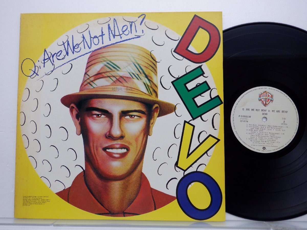 Devo(ディーヴォ)「Q: Are We Not Men? A: We Are Devo!(退廃的美学)」LP（12インチ）/Warner Bros. Records(P-10591W)/ニューエイジの画像1