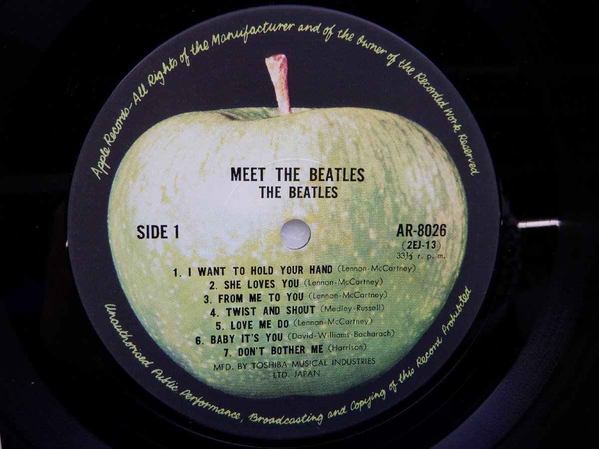 The Beatles(ビートルズ)「Meet The Beatles!(ミート・ザ・ビートルズ)」LP（12インチ）/Apple Records(AR-8026)/ロックの画像2