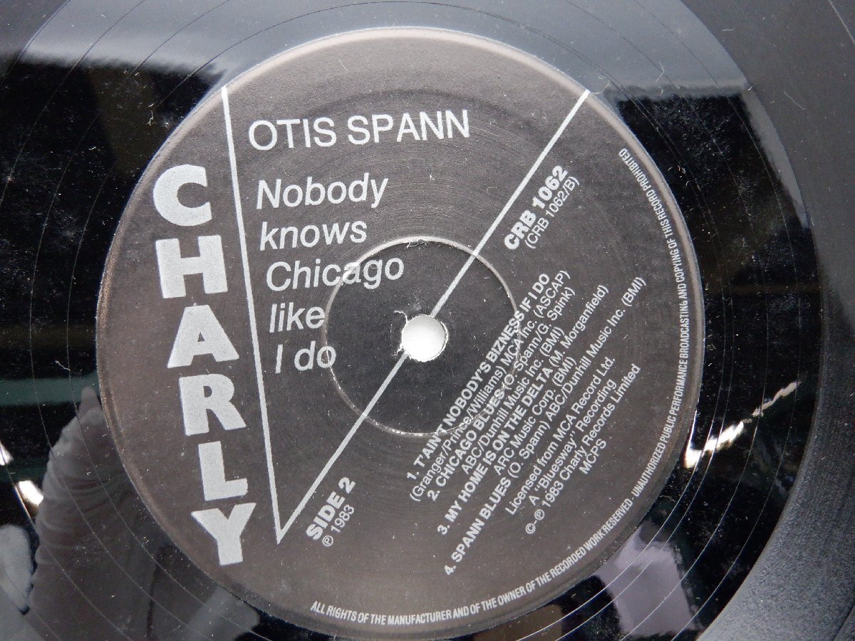Otis Spann「The Blues Is Where It's At」LP（12インチ）/Charly R&B(CRB 1062)/ブルースの画像2