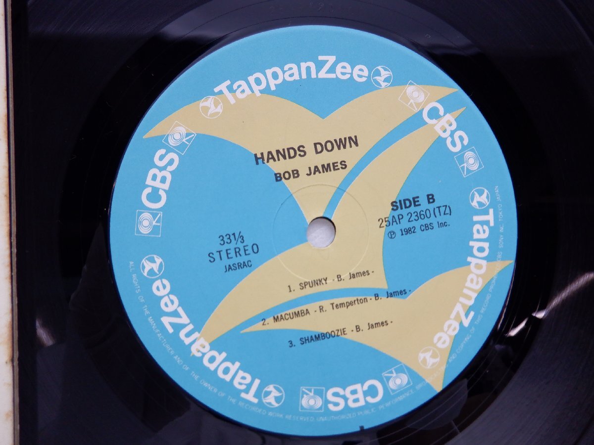 Bob James「Hands Down」LP（12インチ）/CBS/Sony(25AP 2360)/ジャズの画像2