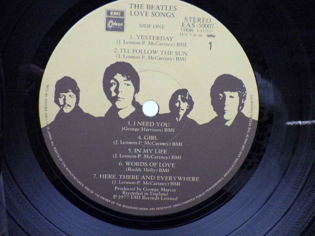 The Beatles(ビートルズ)「Love Songs(ラヴ・ソングス)」LP（12インチ）/Odeon(EAS-50007・8)/ロックの画像2