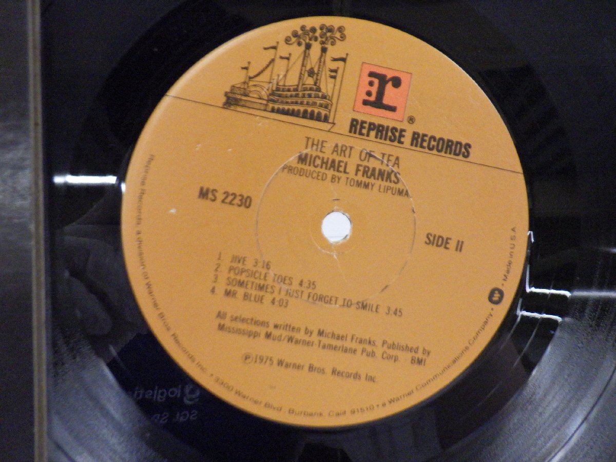 Michael Franks(マイケル・フランクス)「The Art Of Tea」LP（12インチ）/Reprise Records(MS 2230)/ポップス_画像2