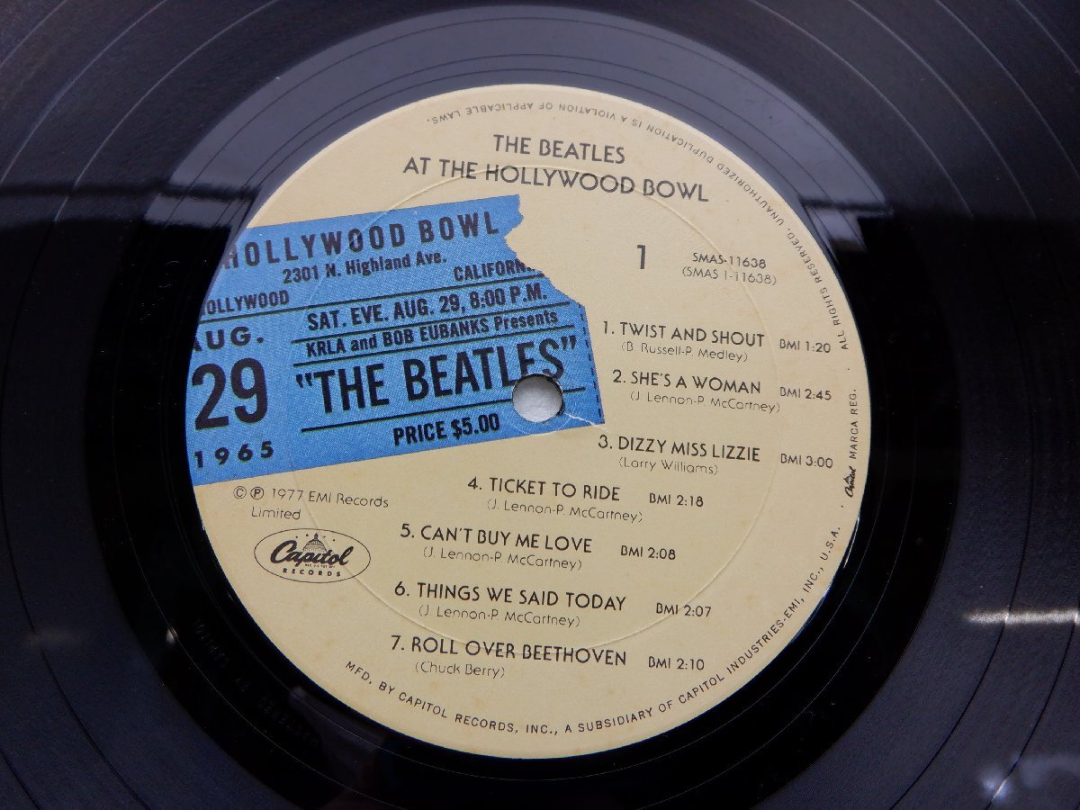 The Beatles(ビートルズ)「The Beatles At The Hollywood Bowl」LP（12インチ）/Capitol Records(SMAS-11638)/洋楽ロックの画像2