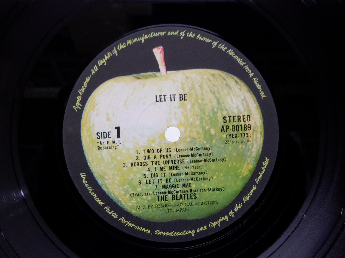 The Beatles(ビートルズ)「Let It Be(レット・イット・ビー)」LP（12インチ）/Apple Records(AP-80189)/洋楽ロックの画像2