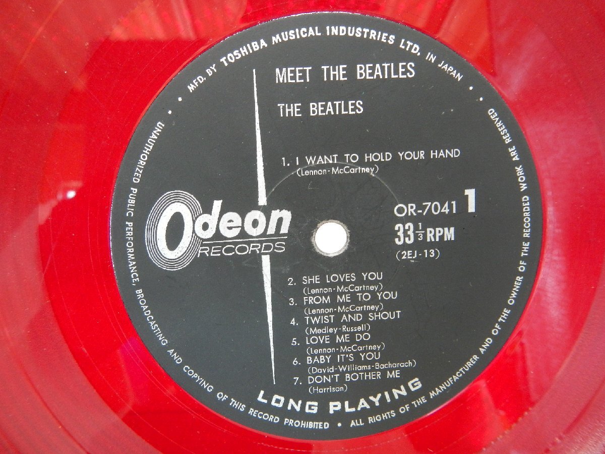 The Beatles(ビートルズ)「Meet The Beatles!(ミート・ザ・ビートルズ)」LP（12インチ）/Odeon(OR-7041)/ロック_画像2