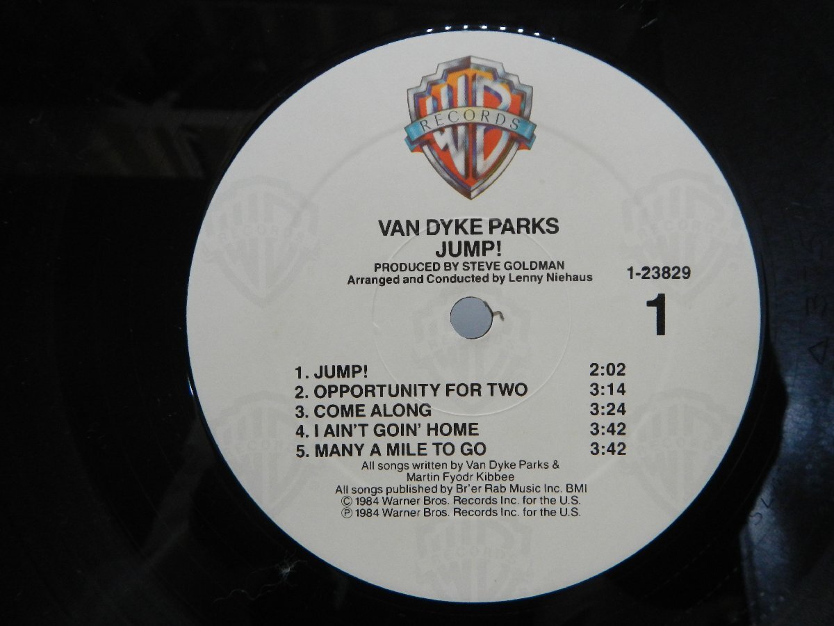 Van Dyke Parks(ヴァン・ダイク・パークス)「Jump!」LP（12インチ）/Warner Bros. Records(9 23829-1)/Rockの画像2