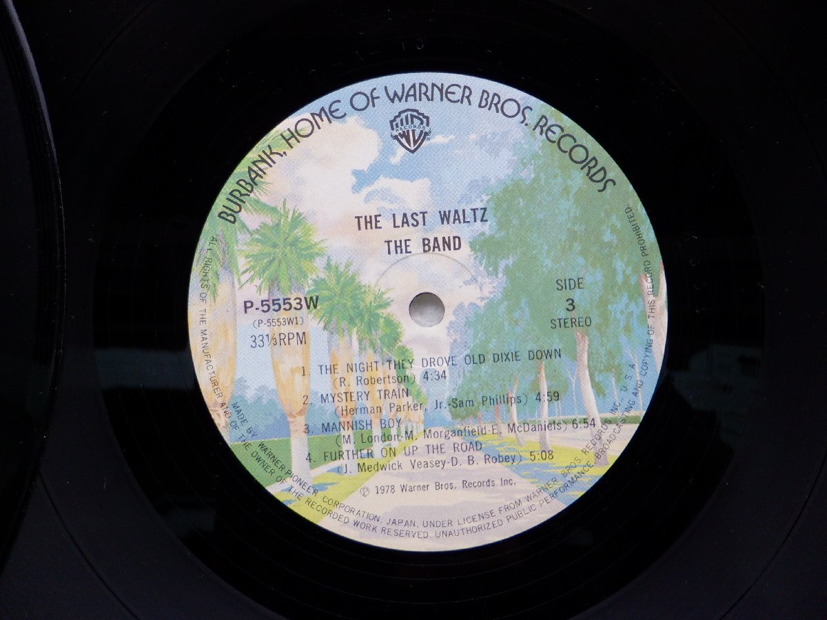 【国内盤】The Band(ザ・バンド)「The Last Waltz(ラスト・ワルツ)」LP（12インチ）/Warner Bros. Records(P-5552～4W)/ロックの画像2