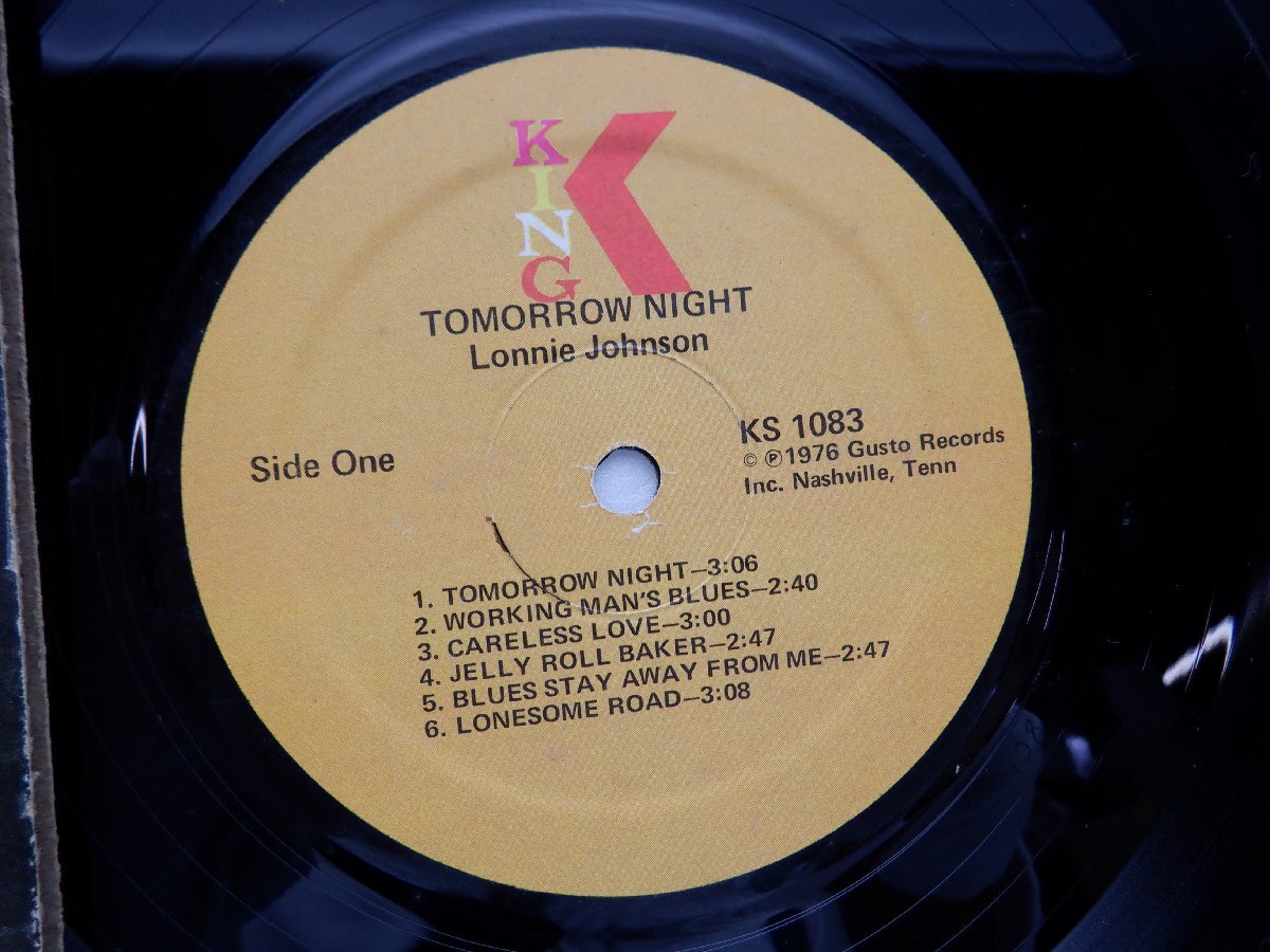 Lonnie Johnson「Tomorrow Night」LP（12インチ）/King Records(KS 1083)/ブルースの画像2