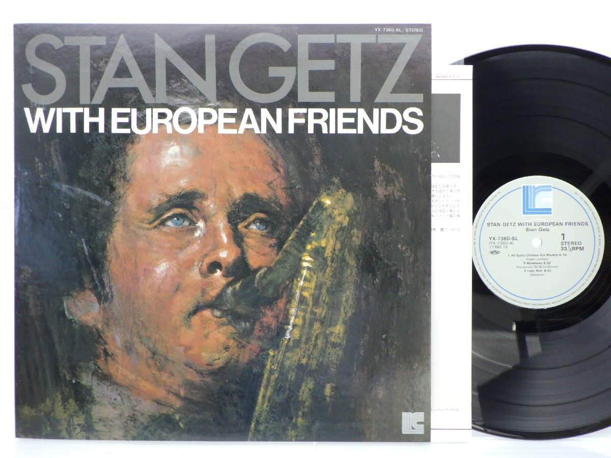 Stan Getz「With European Friends」LP（12インチ）/Lester Recording Catalog(YX-7360-SL)/ジャズの画像1