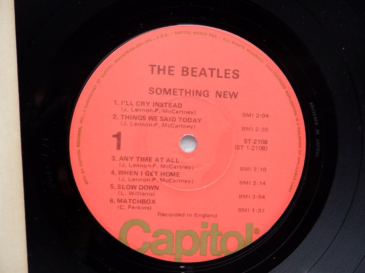 The Beatles(ビートルズ)「Something New(サムシング・ニュー)」LP（12インチ）/Capitol Records(ST-2108)/ロックの画像2