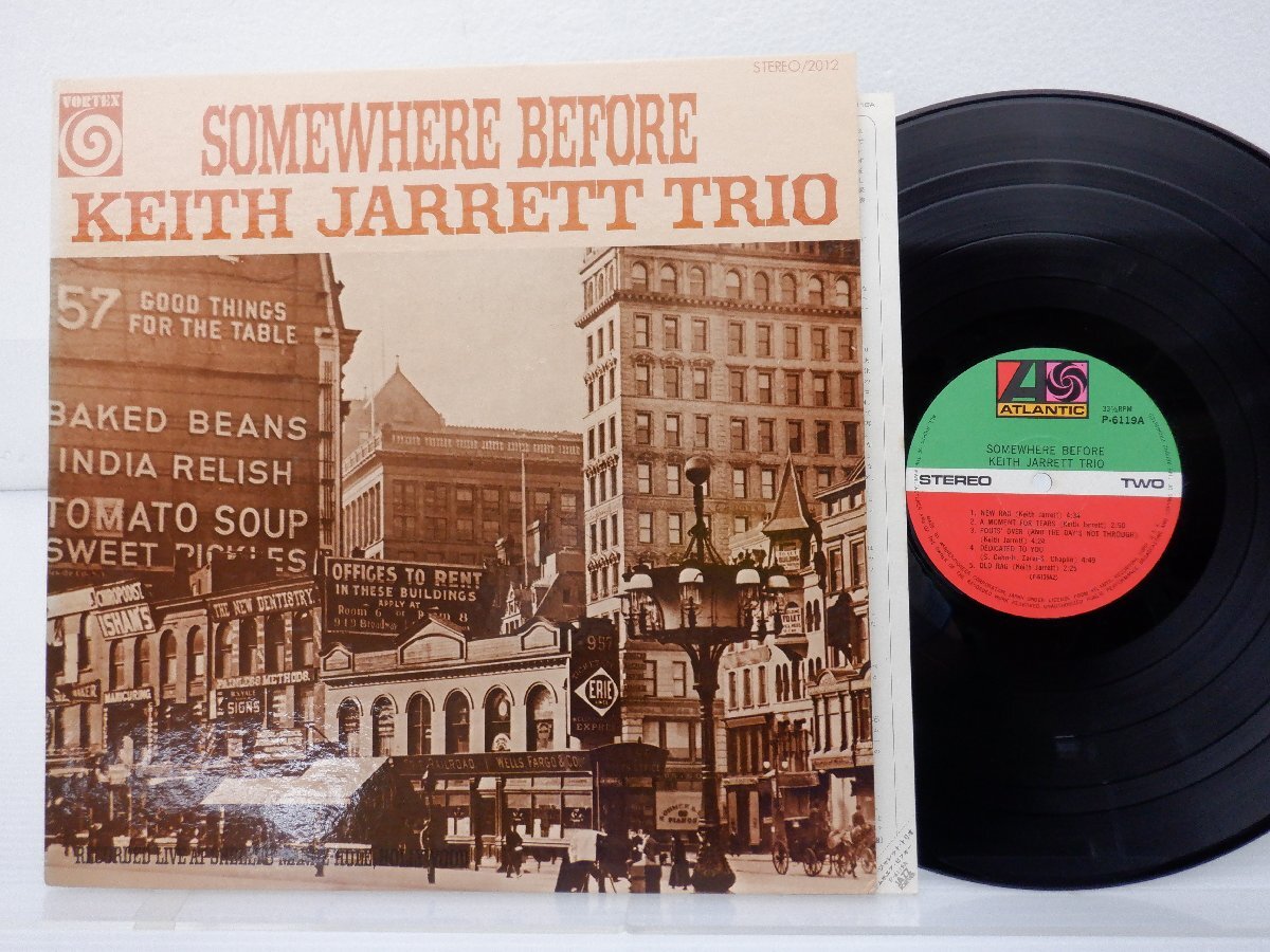 Keith Jarrett Trio(キース・ジャレット・トリオ)「Somewhere Before」LP（12インチ）/Atlantic(P-6119A)/Jazzの画像1