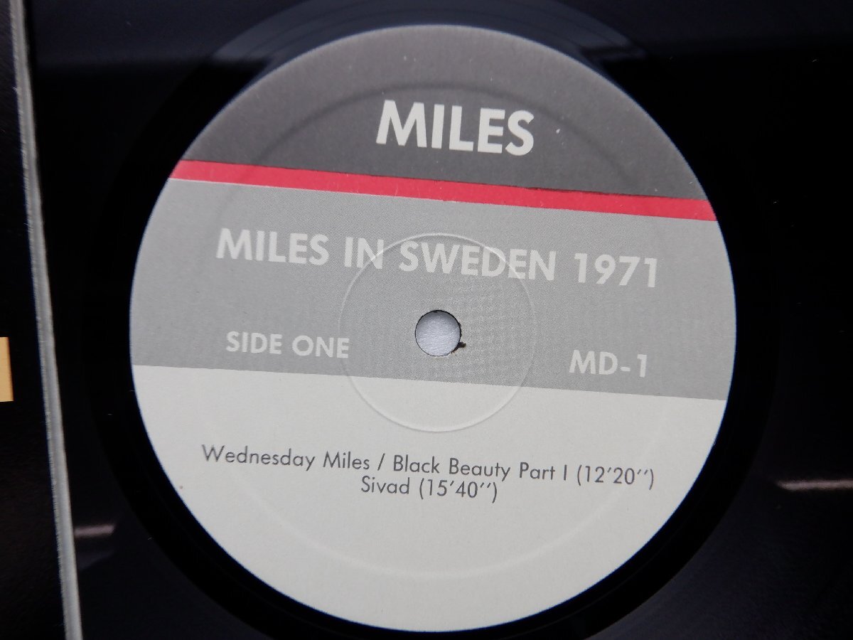 Miles Davis「Miles Davis In Sweden 1971」LP（12インチ）/Miles(MD-1)/ジャズの画像2