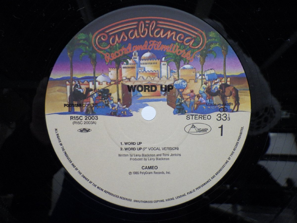 Cameo「Word Up!」LP（12インチ）/Casablanca(R15C-2003)/ファンクソウルの画像2