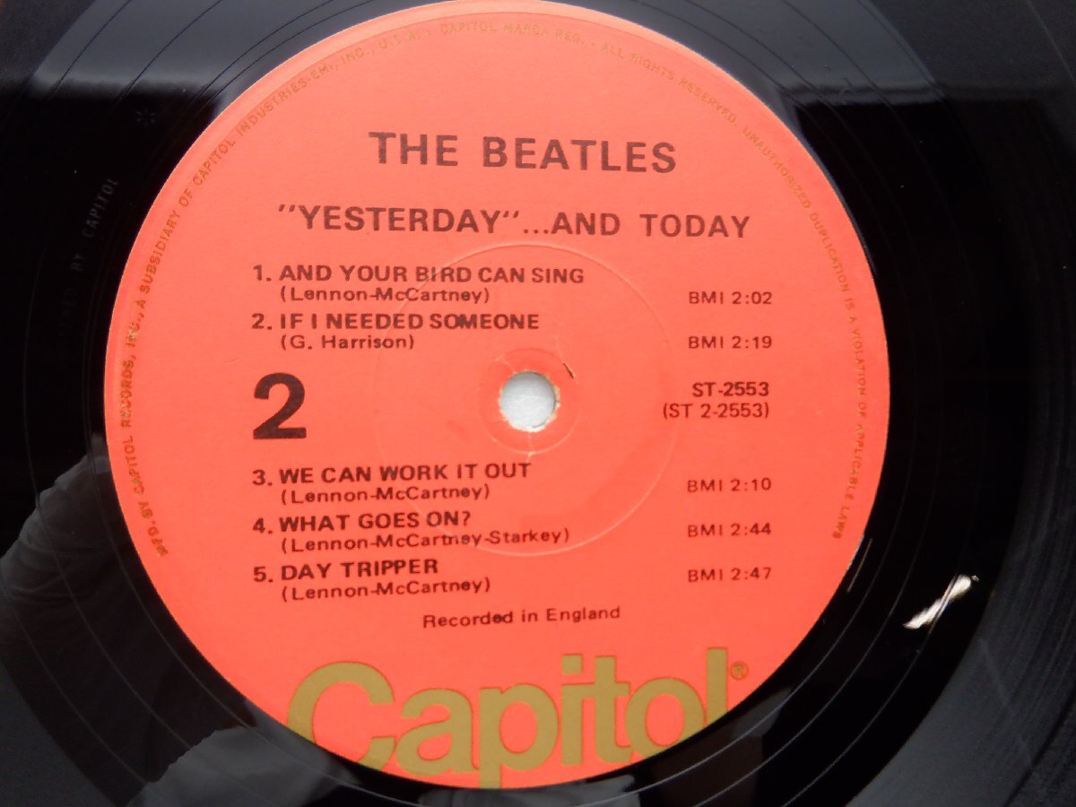 The Beatles(ビートルズ)「Yesterday And Today(イエスタディ・アンド・トゥディ)」LP/Capitol Records(ST-2553)/洋楽ロックの画像2