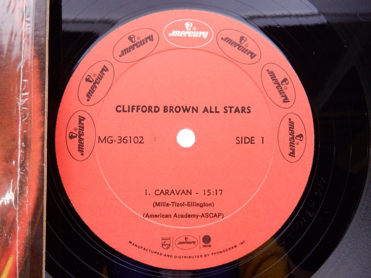 Clifford Brown All Stars「Clifford Brown All Stars」LP（12インチ）/EmArcy(MG 36102)/ジャズの画像2