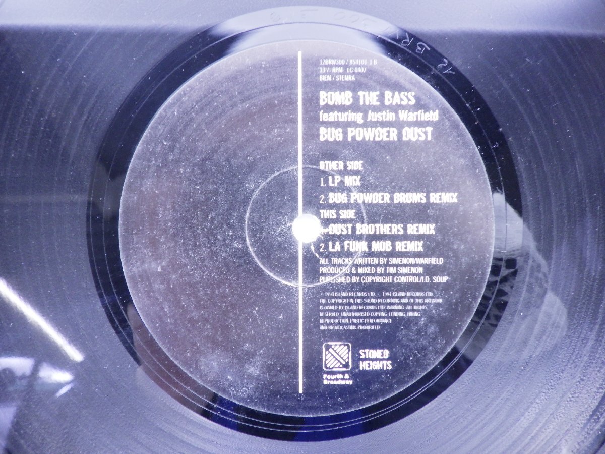 Bomb The Bass「Bug Powder Dust」LP（12インチ）/4th & Broadway(12 BRW 300)/ヒップホップの画像2