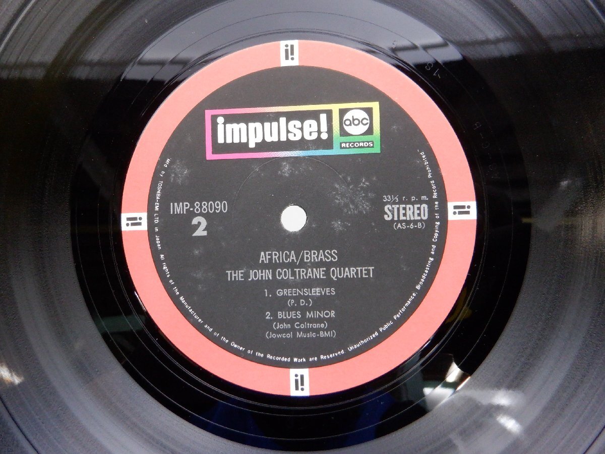 The John Coltrane Quartet(ジョン・コルトレーン)「Africa / Brass」LP（12インチ）/Impulse!(IMP-88090)/ジャズの画像2