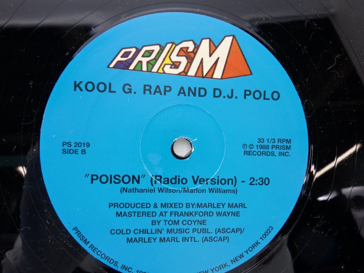 Kool G. Rap & D.J. Polo /Kool G Rap & D.J. Polo「Poison」LP（12インチ）/Prism(PS 2019)/ヒップホップの画像2