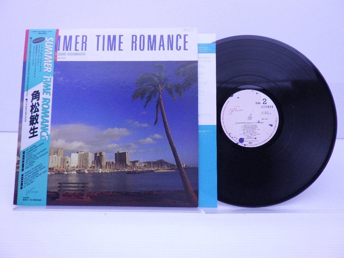 角松敏生「Summer Time Romance～From KIKI」LP（12インチ）/Air Records(RAL 8813)/Funk / Soulの画像1