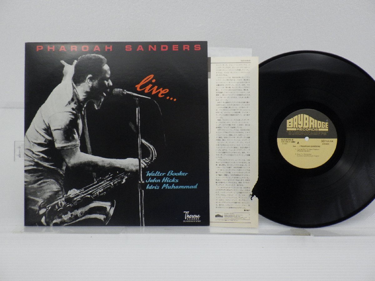 Pharoah Sanders「Live...」LP（12インチ）/Baybridge Records(ULS-6120-B)/ジャズの画像1