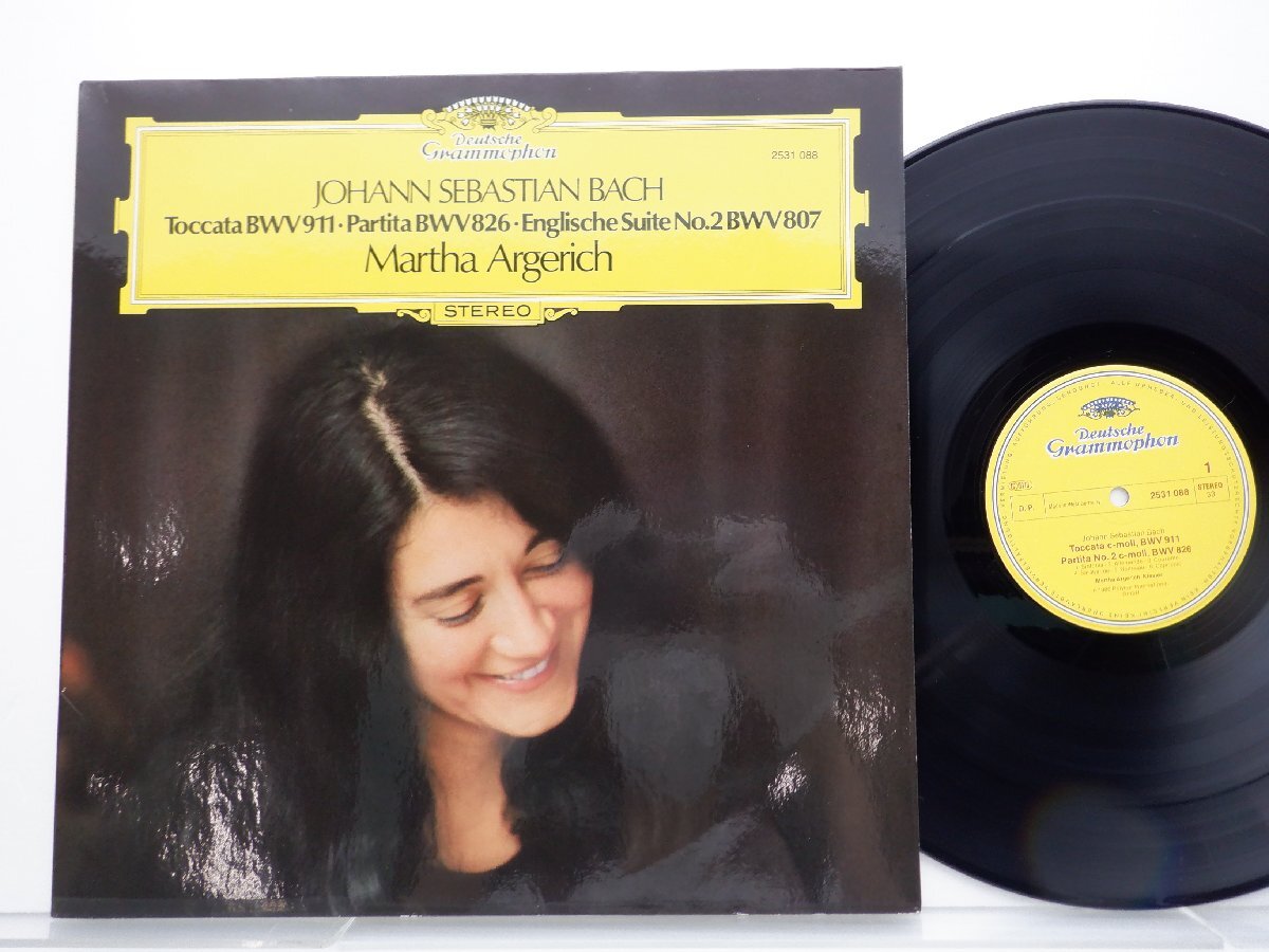 Johann Sebastian Bach「Toccata BWV 911・Partita BWV 826・Englische Suite No.2 BWV 807」LP/Deutsche Grammophon(2531 088)/の画像1