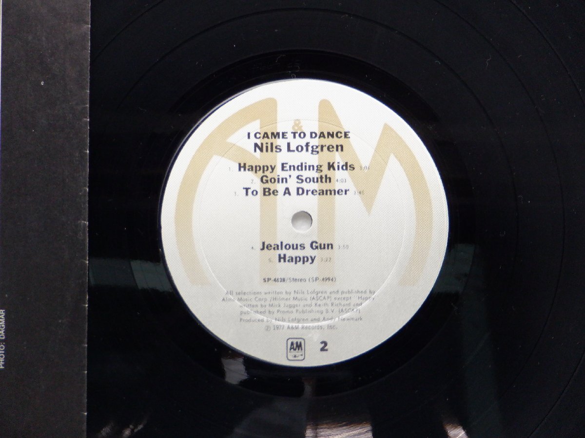 Nils Lofgren「I Came To Dance」LP（12インチ）/A&M Records(SP-4628)/洋楽ロックの画像2