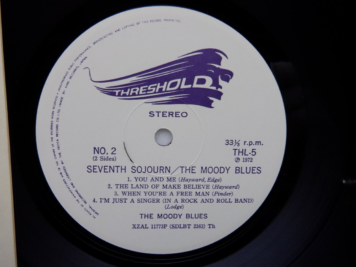 The Moody Blues(ムーディー・ブルース)「Seventh Sojourn(神秘な世界)」LP（12インチ）/Threshold(THL 5)/ロックの画像2