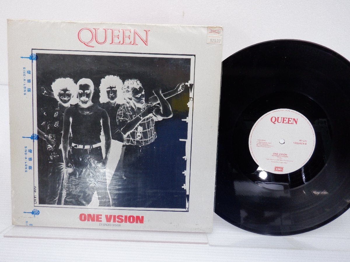 【UK盤】Queen「One Vision」LP（12インチ）/EMI(12 QUEEN 6)/Rockの画像1