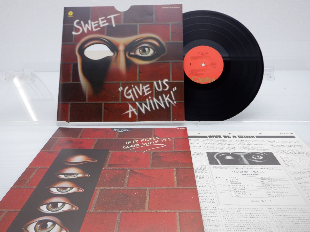 SWEET(スイート)「Give Us A Wink(甘い誘惑)」LP（12インチ）/Capitol Records(ECS-80460)/洋楽ポップスの画像1