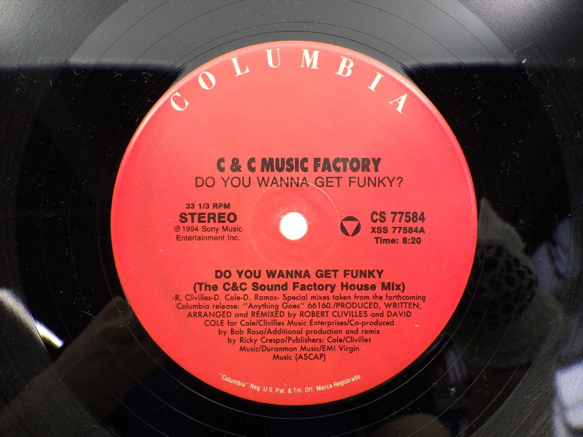 C+C Music Factory 「Do You Wanna Get Funky」LP（12インチ）/Columbia(CS 77583)/ヒップホップの画像2