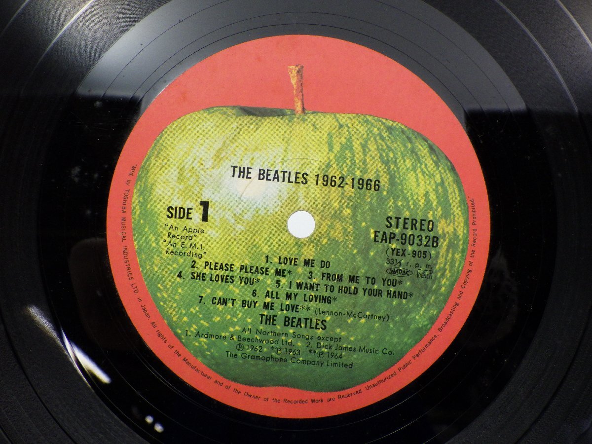 The Beatles(ビートルズ)「1962-1966」LP（12インチ）/Apple Records(EAP-9032B)/ロックの画像2