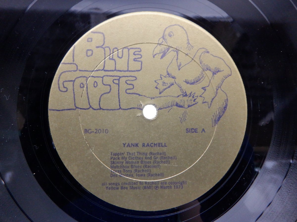 Yank Rachell「Yank Rachell」LP（12インチ）/Blue Goose Records(bg 2010)/ブルースの画像2