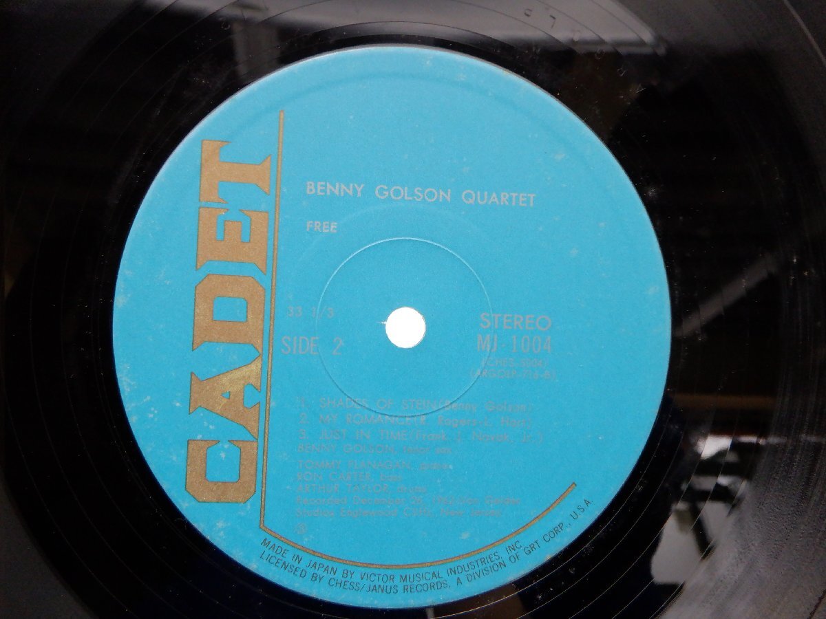 Benny Golson Quartet(ベニー・ゴルソン)「Free(フリー)」LP（12インチ）/Cadet(MJ-1004)/ジャズの画像2