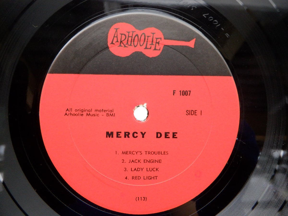 Mercy Dee Walton「Mercy Dee」LP（12インチ）/Arhoolie Records(F 1007)/ブルースの画像2