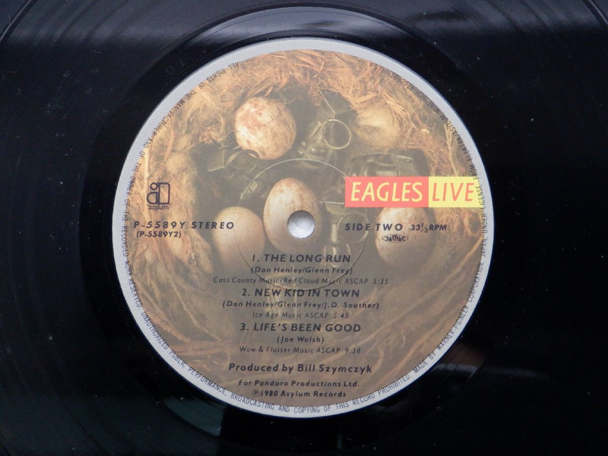 Eagles(イーグルス)「Eagles Live」LP（12インチ）/Asylum Records(P-5589/90Y)/ロック_画像2