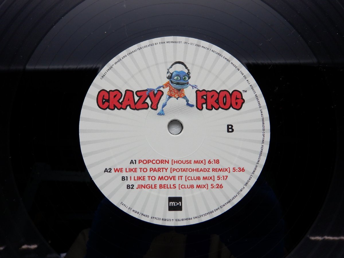 Crazy Frog「Popcorn」LP（12インチ）/Mach1 Records(4 025858 023649)/洋楽ポップス_画像2