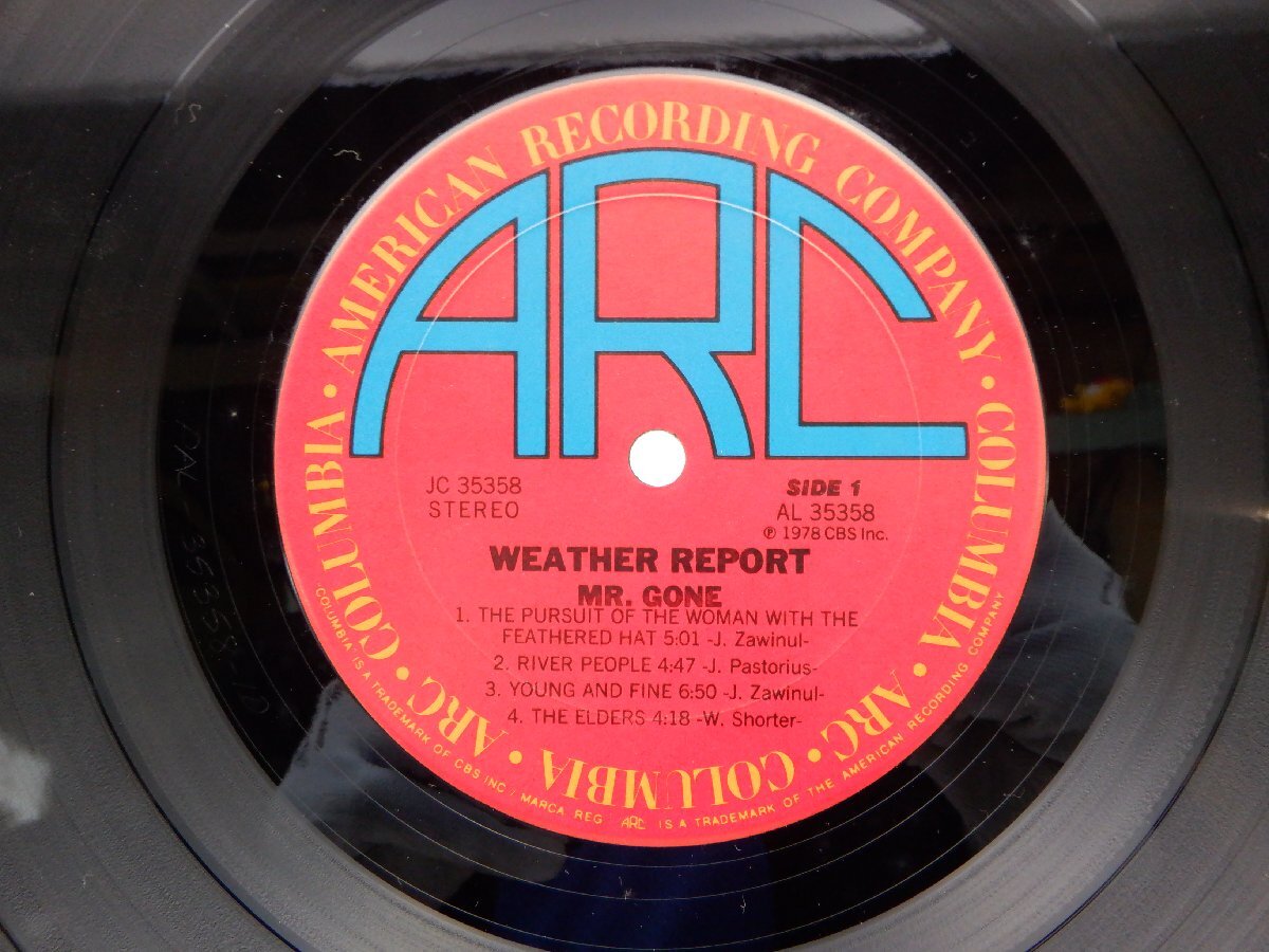 Weather Report「Mr. Gone」LP（12インチ）/ARC(JC 35358)/ジャズ_画像2