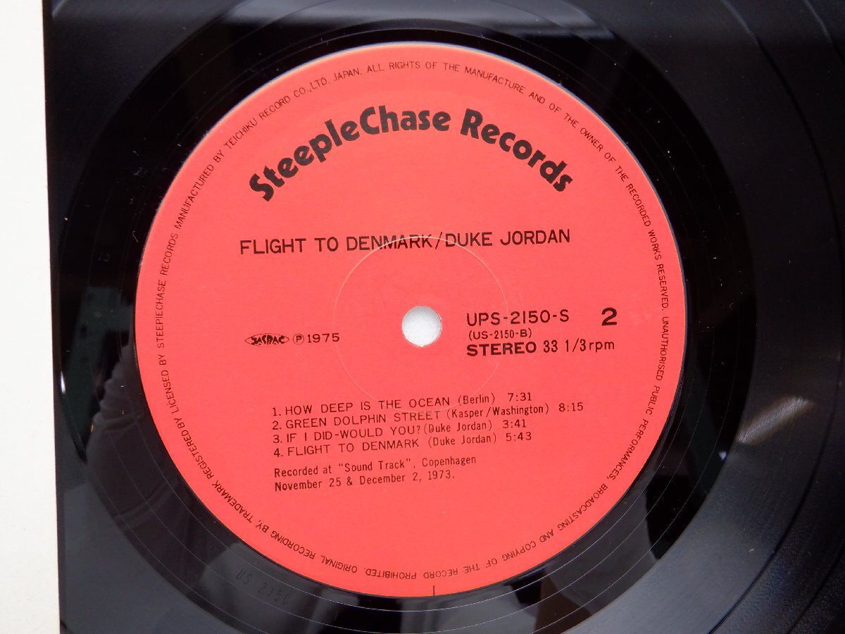 Duke Jordan(デューク・ジョーダン)「Flight To Denmark」LP（12インチ）/SteepleChase(UPS-2150-S)/ジャズ_画像2