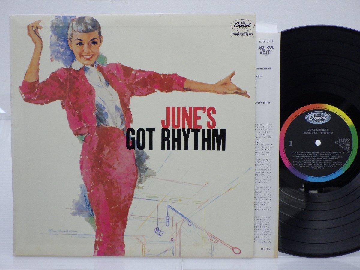 June Christy(ジューン・クリスティ)「June's Got Rhythm」LP（12インチ）/Capitol Records(ECJ-70222)/ジャズの画像1