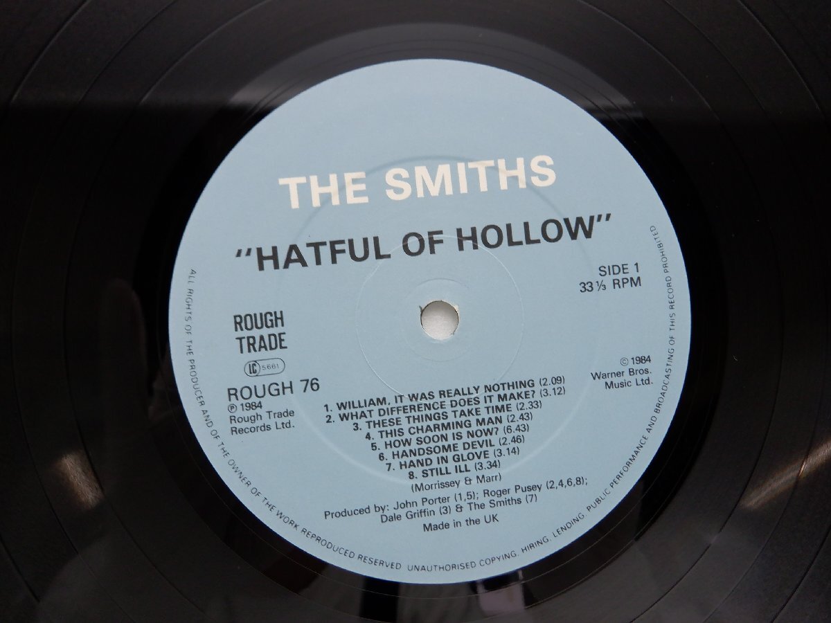 The Smiths(ザ・スミス)「Hatful Of Hollow」LP（12インチ）/Rough Trade(ROUGH 76)/Rockの画像3