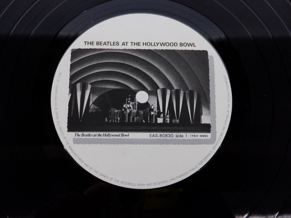 【帯付】The Beatles(ビートルズ)「The Beatles At The Hollywood Bowl」LP（12インチ）/Odeon(EAS-80830)/洋楽ロック_画像2