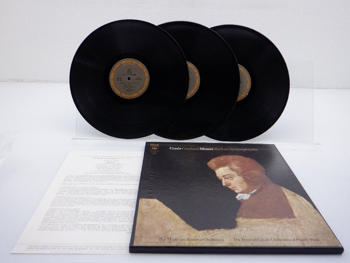 Pablo Casals「Casals Conducts Mozart: The Last Six Symphonies」LP（12インチ）/Columbia Masterworks(D3S 817)/クラシックの画像1