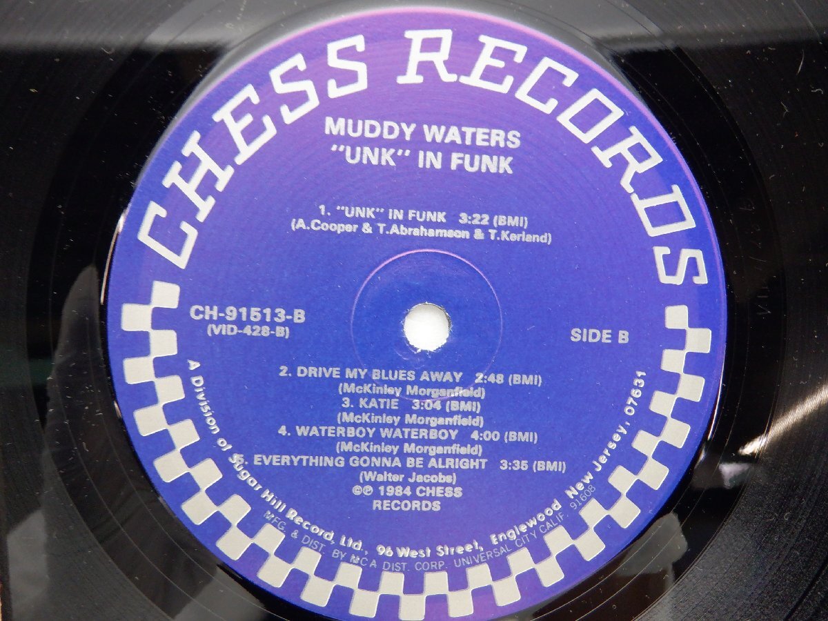 Muddy Waters「Unk In Funk」LP（12インチ）/Chess(CH 91513)/ブルースの画像2