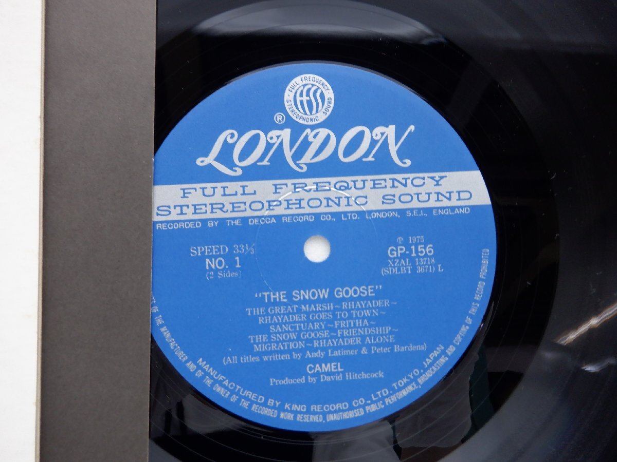 Camel(キャメル)「The Snow Goose(白雁)」LP（12インチ）/London Records(GP-156)/洋楽ロック_画像2